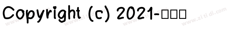 Copyright (c) 2021字体转换